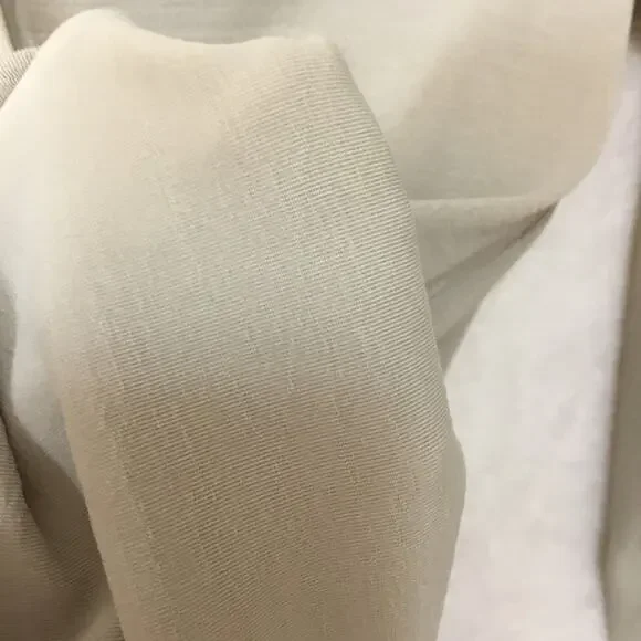 Bebe Beige Long Sleeve V-Neck Top - Picture 11 of 13